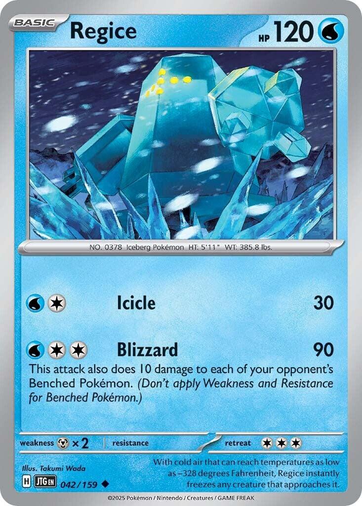 Regice (042/159) [Scarlet & Violet: Journey Together] | Good Games Morley