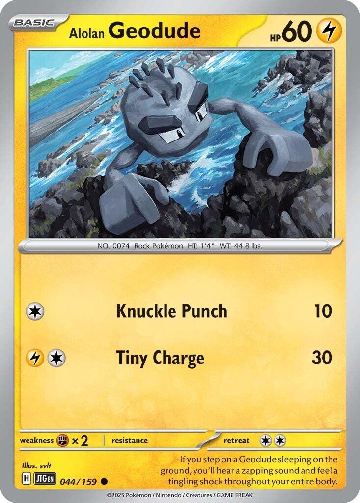 Alolan Geodude (044/159) [Scarlet & Violet: Journey Together] | Good Games Morley