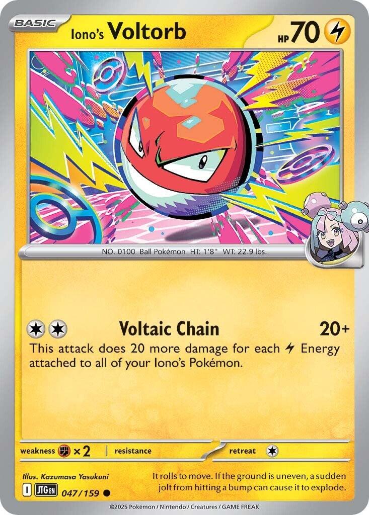 Iono's Voltorb (047/159) [Scarlet & Violet: Journey Together] | Good Games Morley