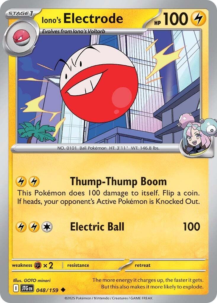 Iono's Electrode (048/159) [Scarlet & Violet: Journey Together] | Good Games Morley