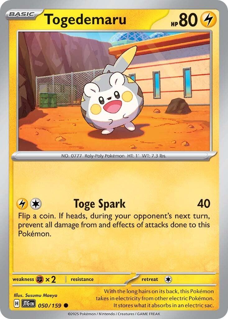 Togedemaru (050/159) [Scarlet & Violet: Journey Together] | Good Games Morley