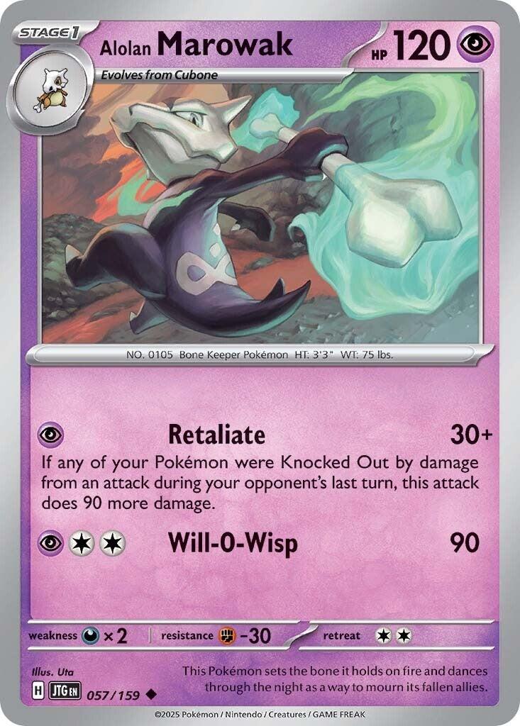 Alolan Marowak (057/159) [Scarlet & Violet: Journey Together] | Good Games Morley