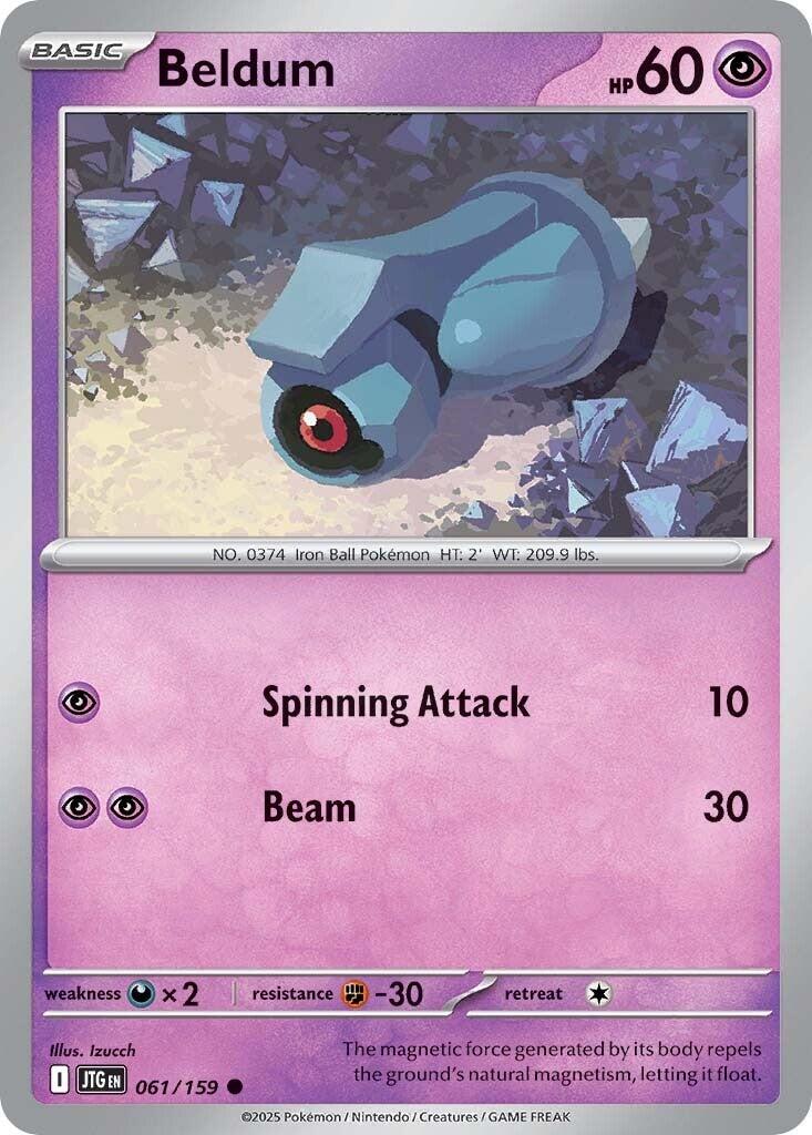 Beldum (061/159) [Scarlet & Violet: Journey Together] | Good Games Morley