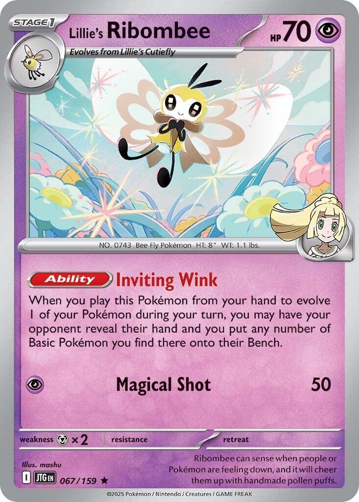Lillie's Ribombee (067/159) [Scarlet & Violet: Journey Together] | Good Games Morley
