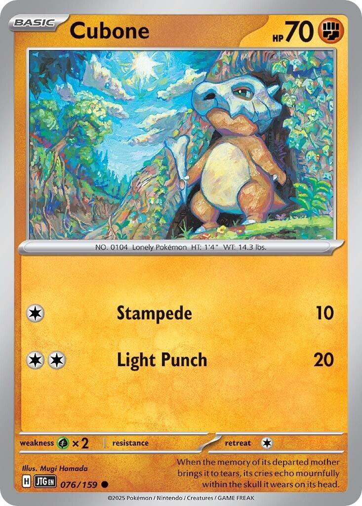 Cubone (076/159) [Scarlet & Violet: Journey Together] | Good Games Morley