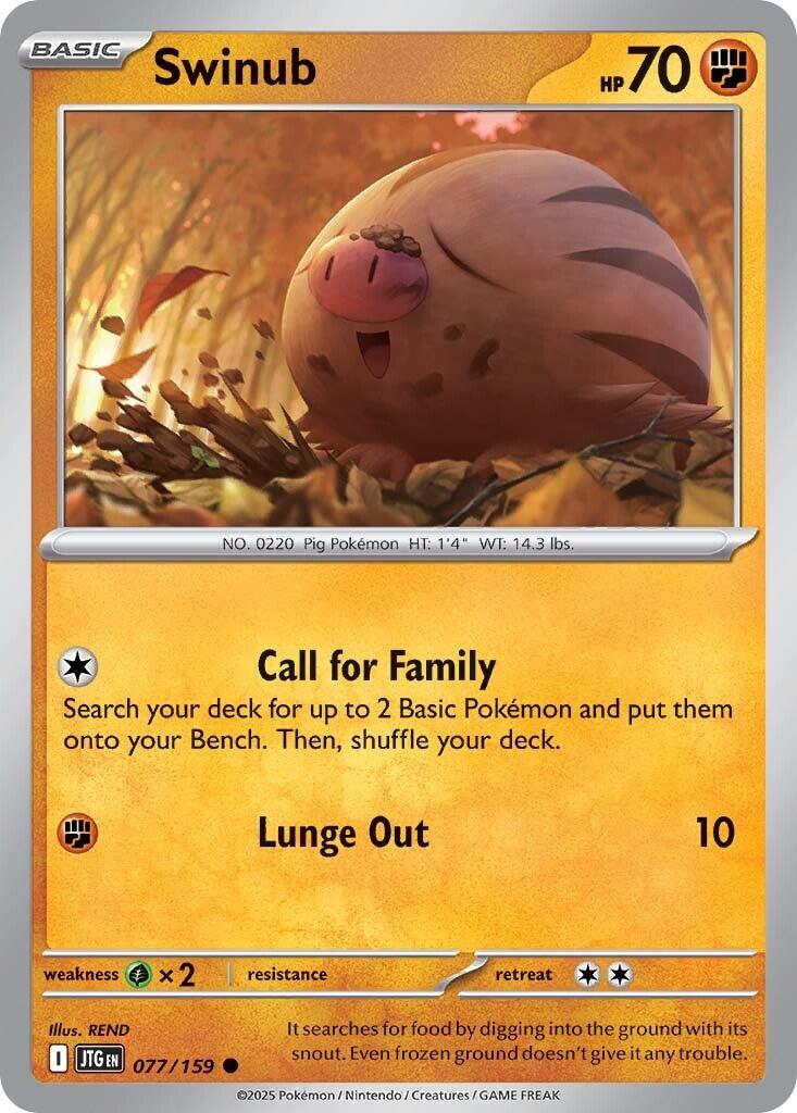 Swinub (077/159) [Scarlet & Violet: Journey Together] | Good Games Morley