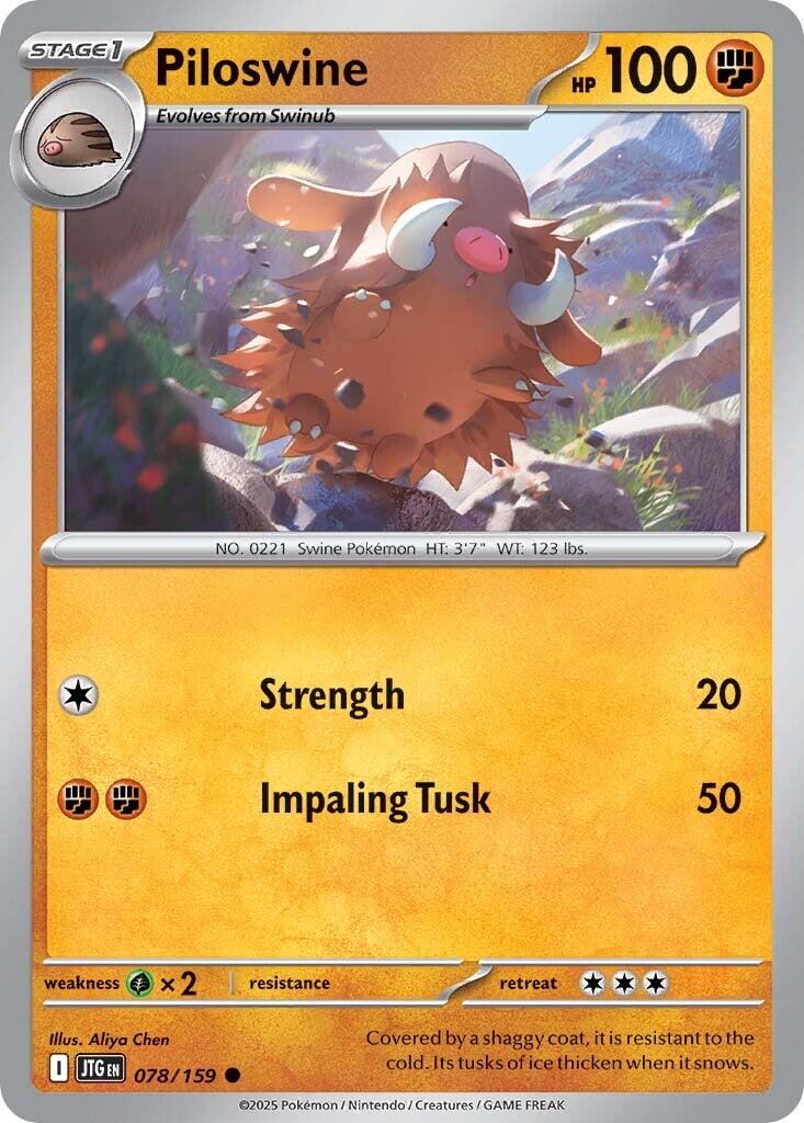 Piloswine (078/159) [Scarlet & Violet: Journey Together] | Good Games Morley