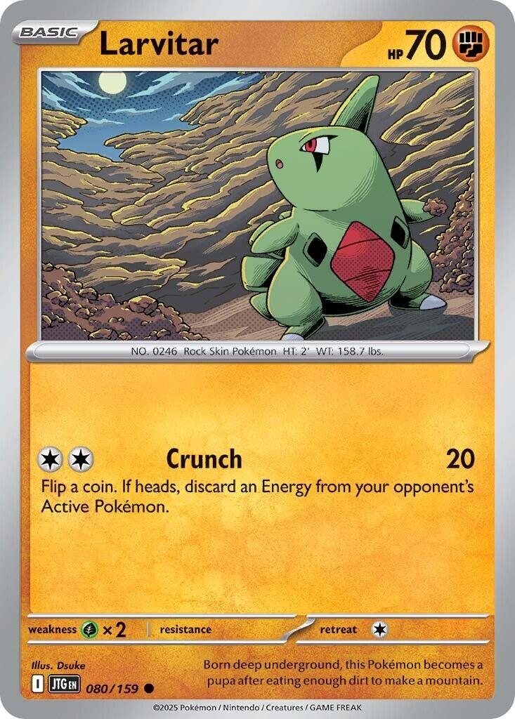 Larvitar (080/159) [Scarlet & Violet: Journey Together] | Good Games Morley