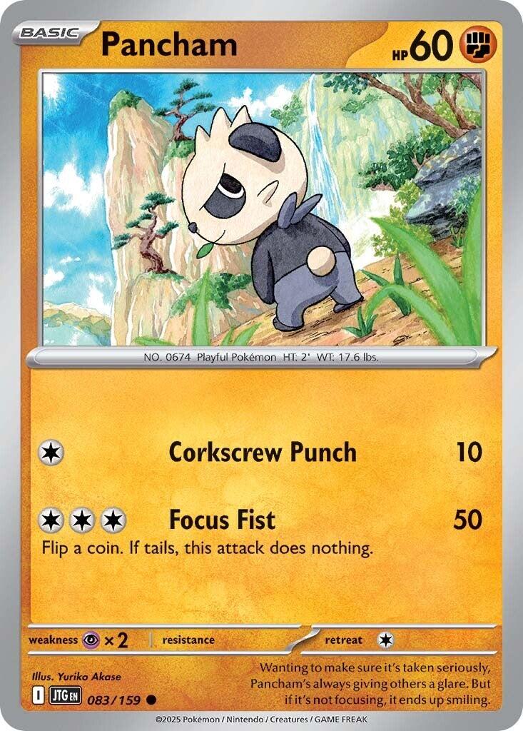 Pancham (083/159) [Scarlet & Violet: Journey Together] | Good Games Morley