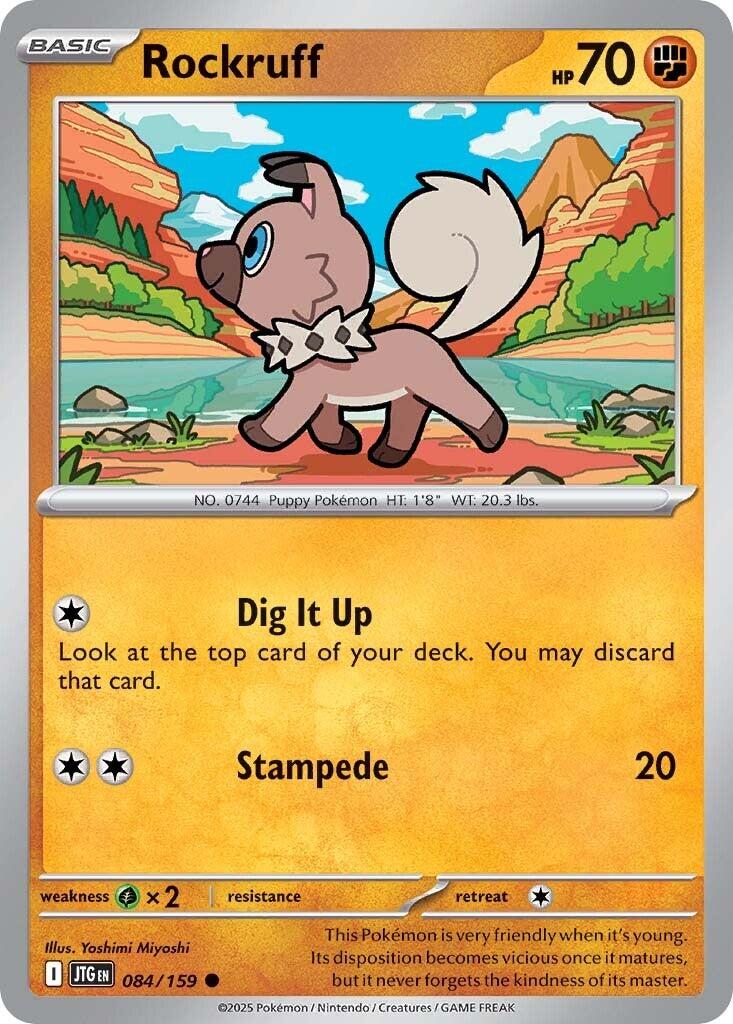 Rockruff (084/159) [Scarlet & Violet: Journey Together] | Good Games Morley