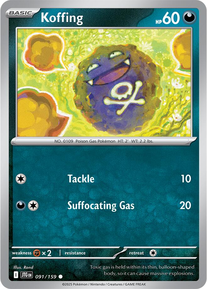 Koffing (091/159) [Scarlet & Violet: Journey Together] | Good Games Morley