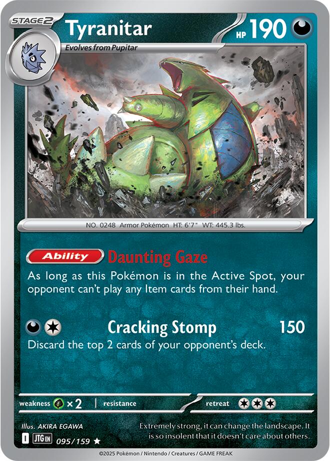 Tyranitar (095/159) [Scarlet & Violet: Journey Together] | Good Games Morley