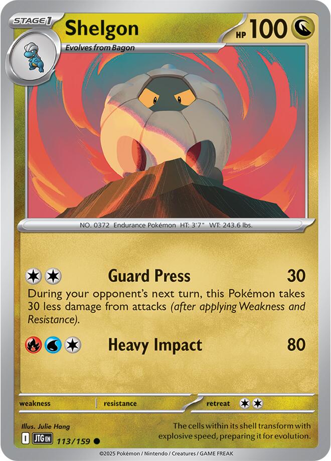 Shelgon (113/159) [Scarlet & Violet: Journey Together] | Good Games Morley