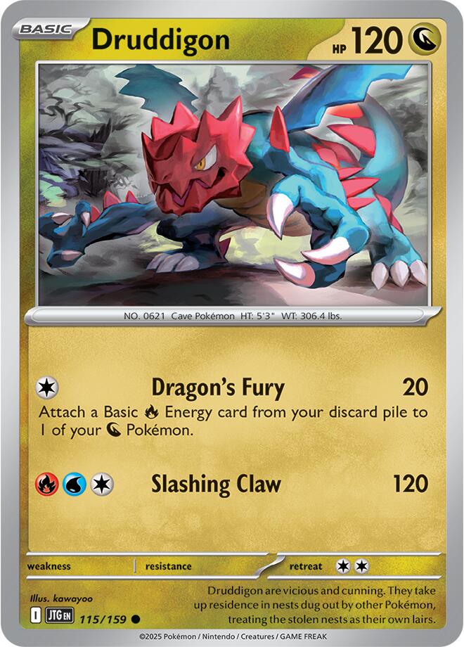 Druddigon (115/159) [Scarlet & Violet: Journey Together] | Good Games Morley