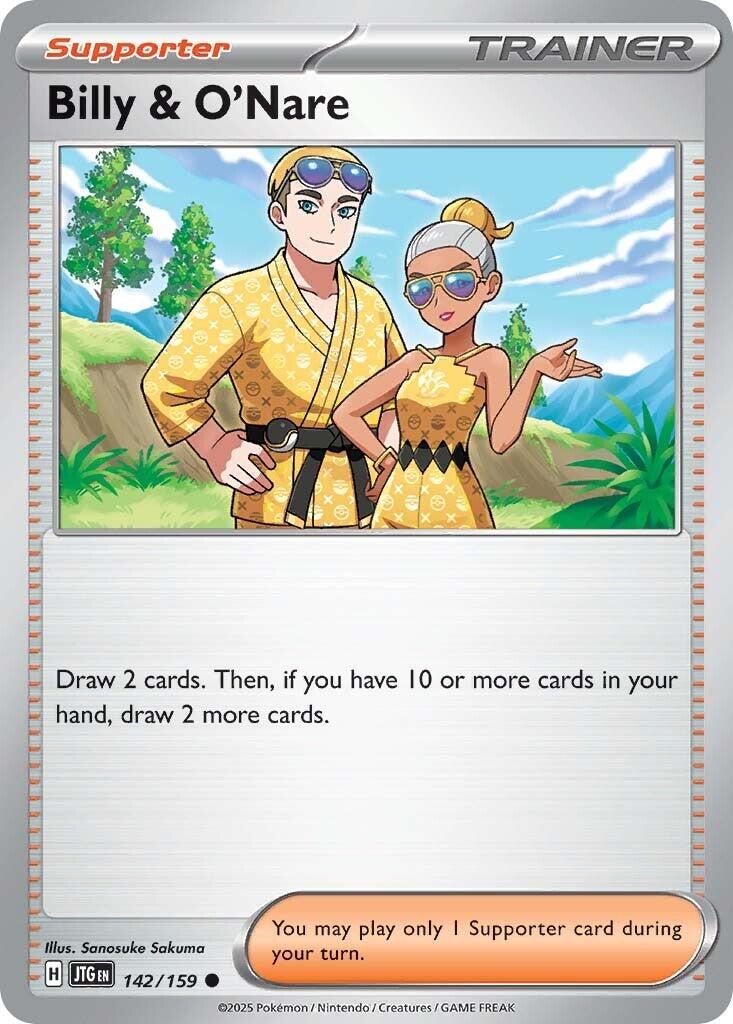 Billy & O'Nare (142/159) [Scarlet & Violet: Journey Together] | Good Games Morley