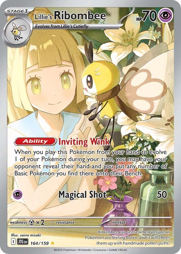 Lillie's Ribombee (164/159) [Scarlet & Violet: Journey Together] | Good Games Morley