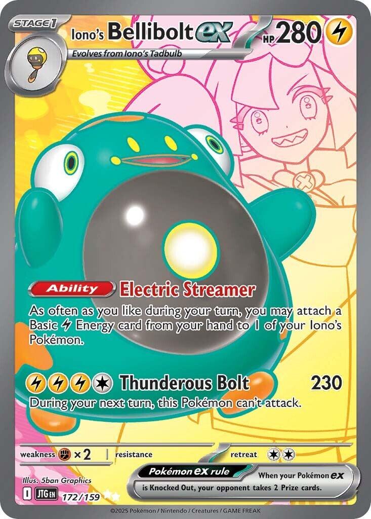 Iono's Bellibolt ex (172/159) [Scarlet & Violet: Journey Together] | Good Games Morley