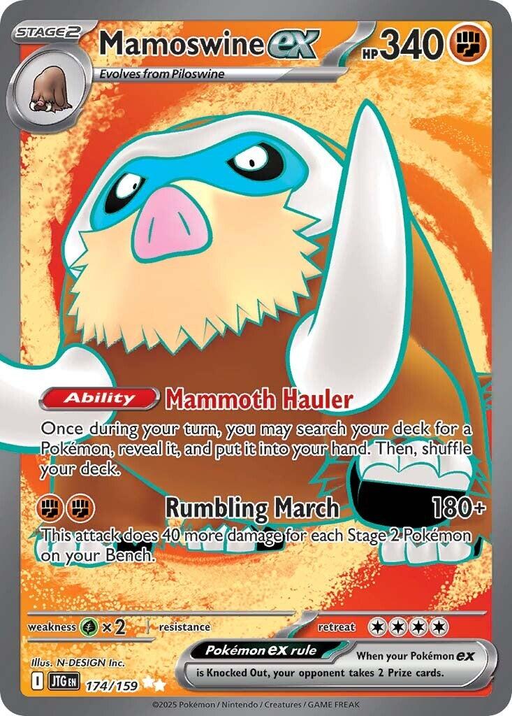 Mamoswine ex (174/159) [Scarlet & Violet: Journey Together] | Good Games Morley