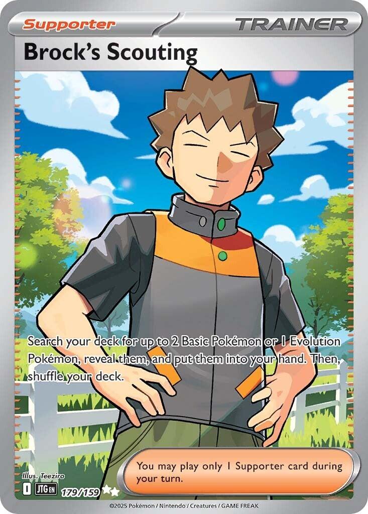 Brock's Scouting (179/159) [Scarlet & Violet: Journey Together] | Good Games Morley