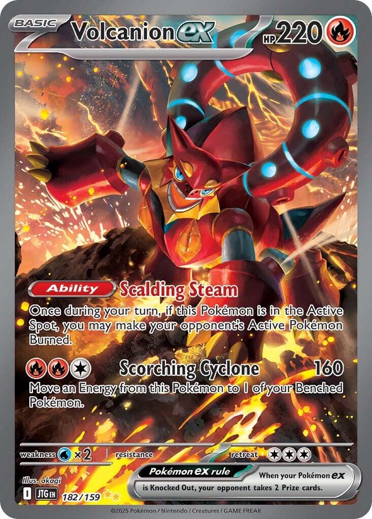 Volcanion ex (182/159) [Scarlet & Violet: Journey Together] | Good Games Morley
