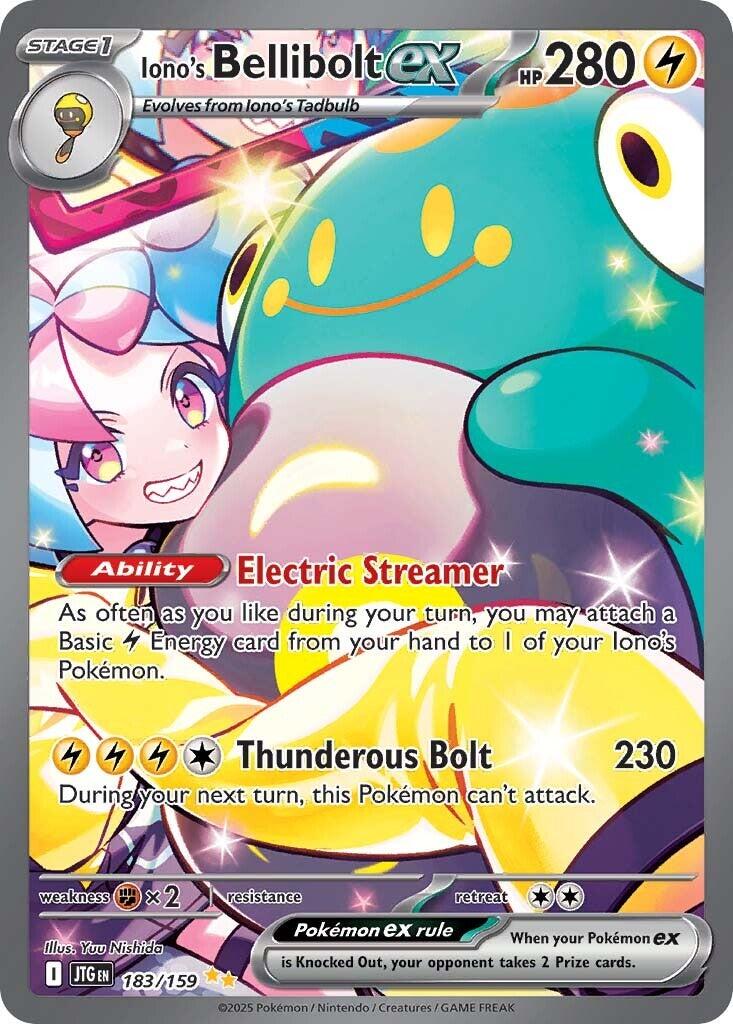 Iono's Bellibolt ex (183/159) [Scarlet & Violet: Journey Together] | Good Games Morley