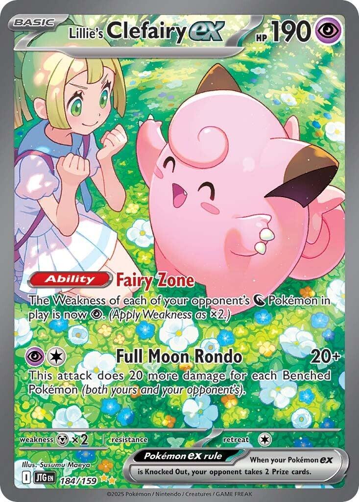 Lillie's Clefairy ex (184/159) [Scarlet & Violet: Journey Together] | Good Games Morley
