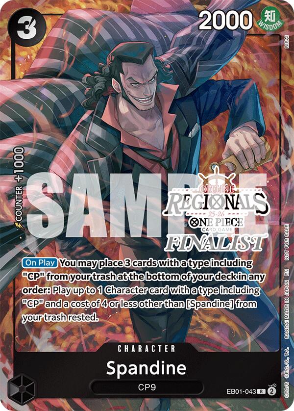 Spandine (Offline Regional Finalist Card Set 2025 Vol.1) [One Piece Promotion Cards] | Good Games Morley