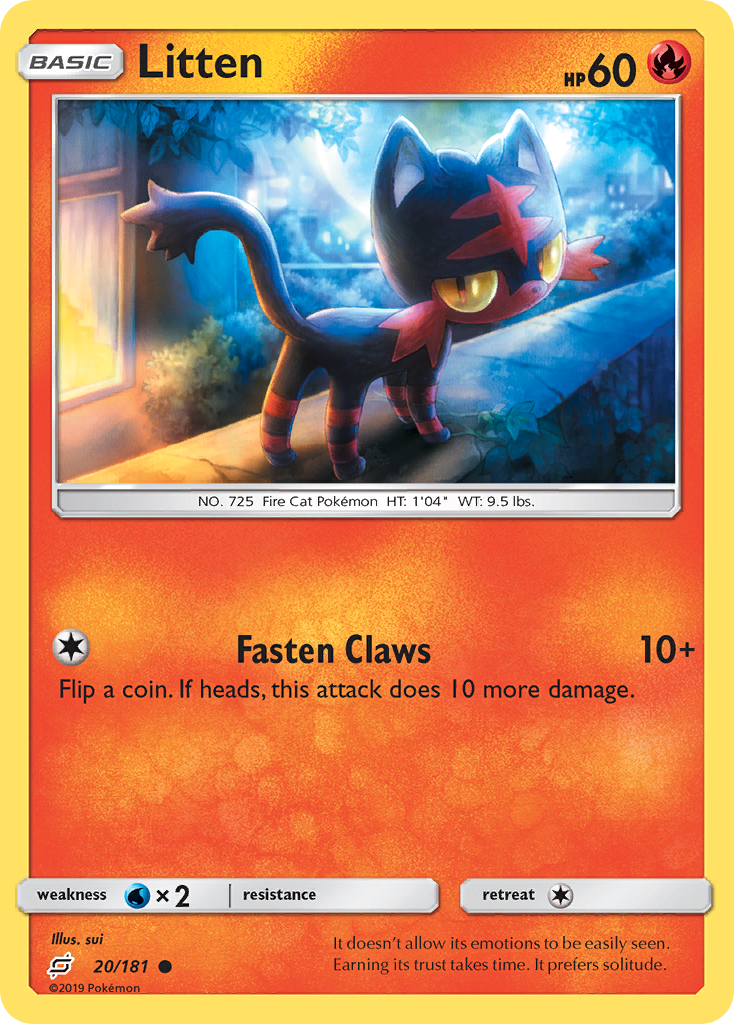 Litten (20/181) [Sun & Moon: Team Up] | Good Games Morley