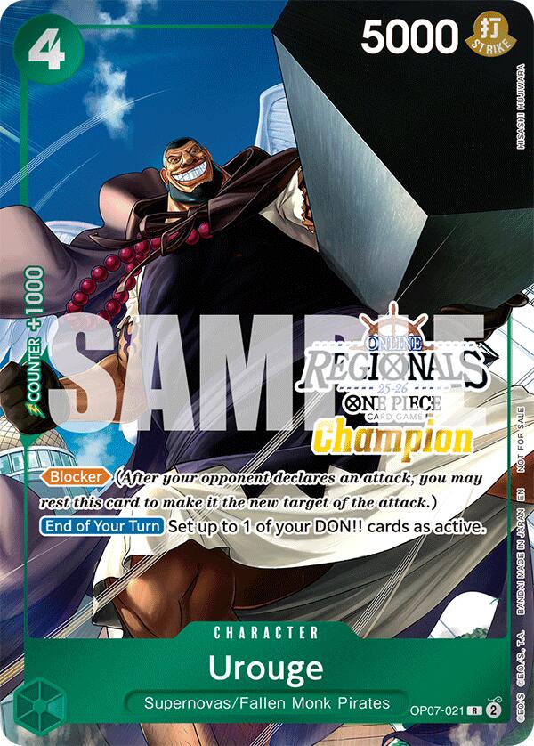Urouge (Offline Regional Champion Card Set 2025 Vol.1) [One Piece Promotion Cards] | Good Games Morley