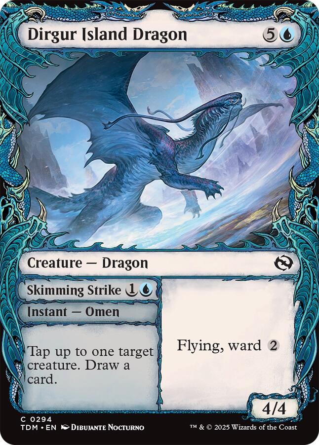 Dirgur Island Dragon (Showcase) [Tarkir: Dragonstorm] | Good Games Morley