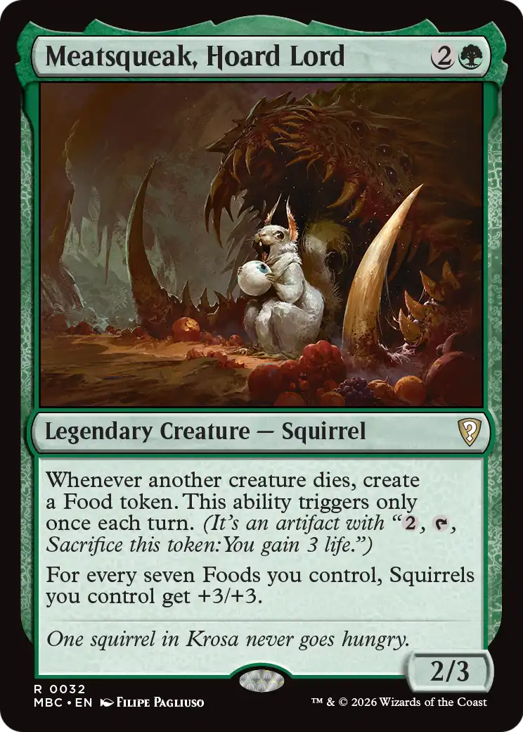 Meatsqueak, Hoard Lord [Mystery Booster: Commander Edition] | Good Games Morley