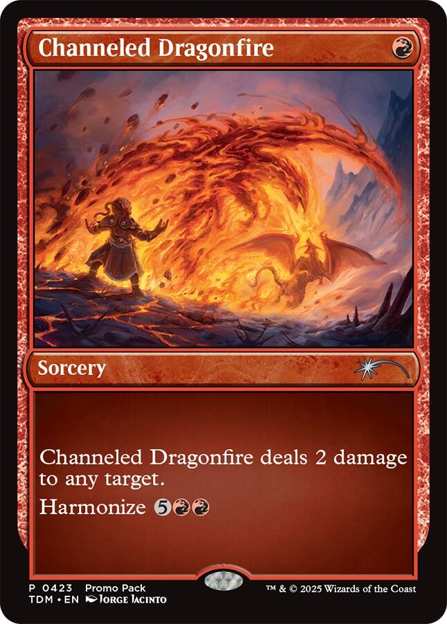 Channeled Dragonfire [Tarkir: Dragonstorm Promos] | Good Games Morley