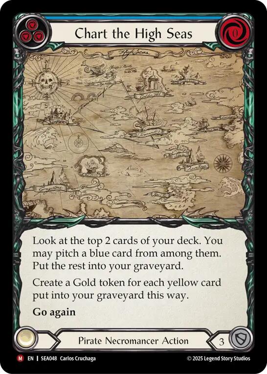 Chart the High Seas [SEA048] (High Seas)  Rainbow Foil | Good Games Morley
