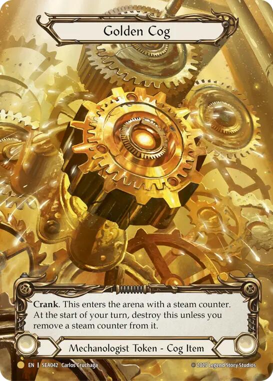 Golden Cog (Marvel) [SEA042] (High Seas)  Rainbow Foil | Good Games Morley