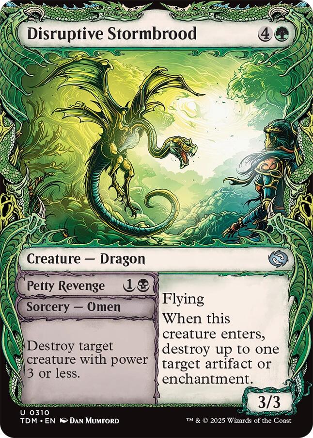 Disruptive Stormbrood (Showcase) [Tarkir: Dragonstorm] | Good Games Morley