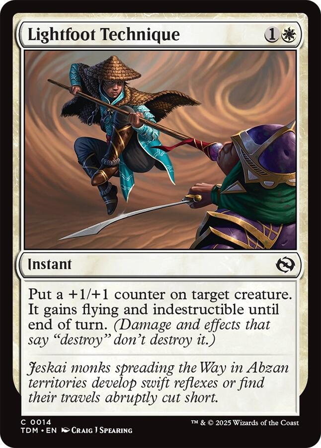 Lightfoot Technique [Tarkir: Dragonstorm] | Good Games Morley