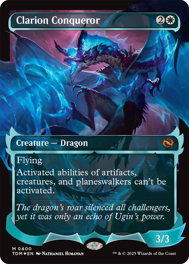 Clarion Conqueror (Showcase) [Tarkir: Dragonstorm] | Good Games Morley