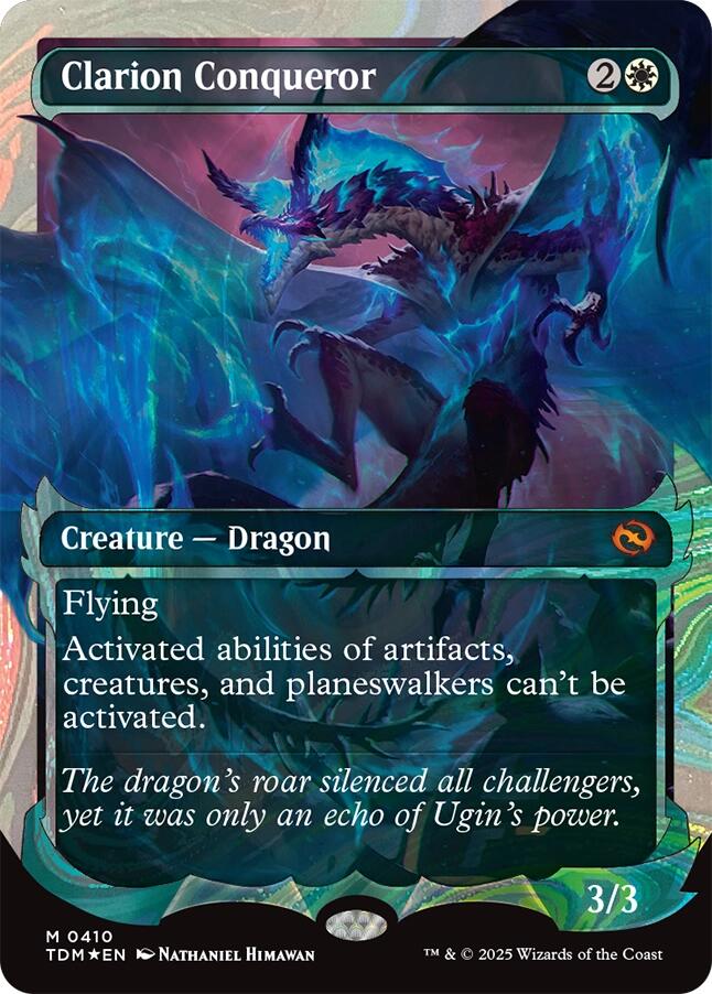 Clarion Conqueror (Showcase) (Halo Foil) [Tarkir: Dragonstorm] | Good Games Morley