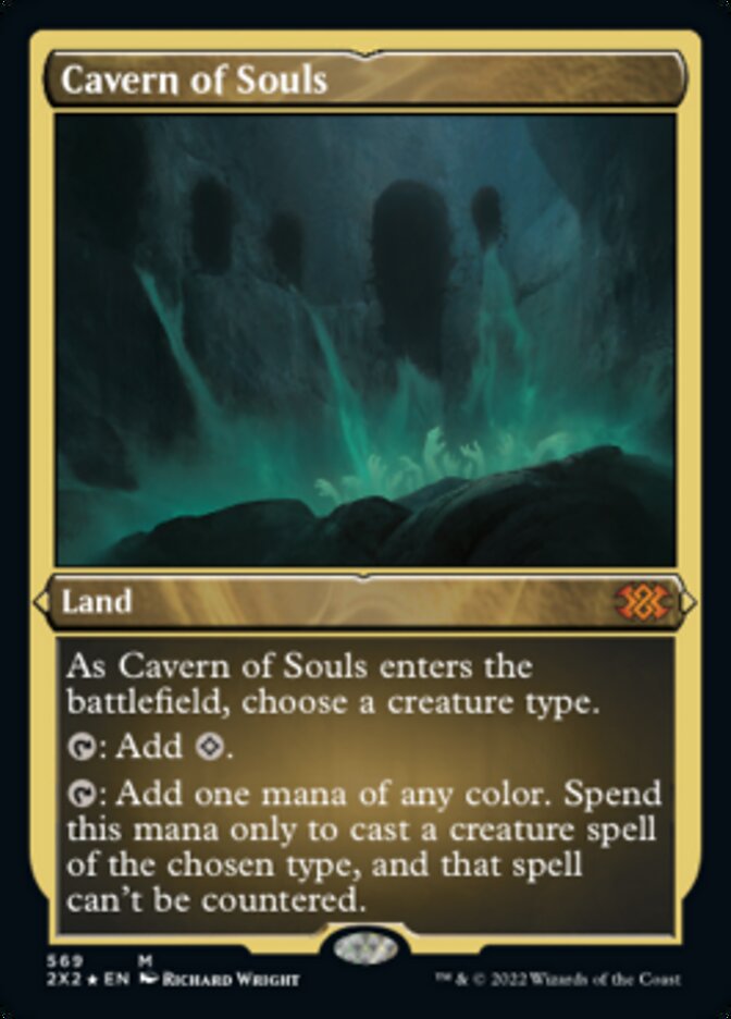 Cavern of Souls (Foil Etched) [Double Masters 2022] | Good Games Morley