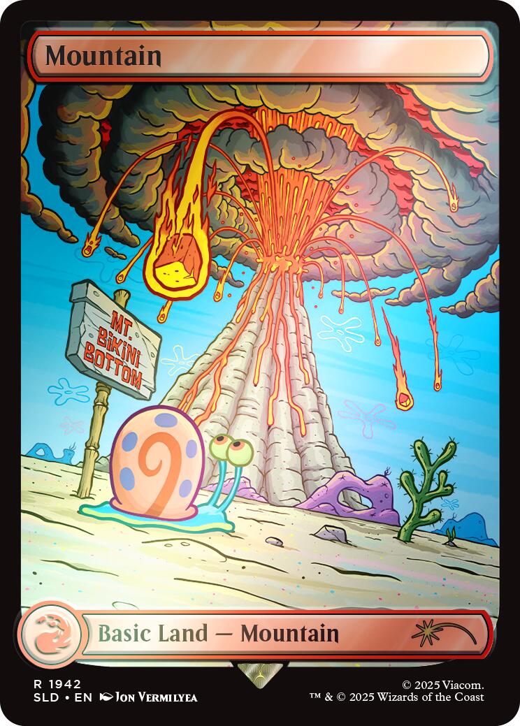 Mountain (1942) (Rainbow Foil) [Secret Lair Drop Series] | Good Games Morley