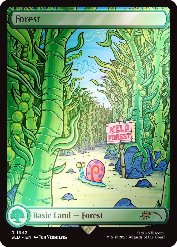 Forest (1943) (Rainbow Foil) [Secret Lair Drop Series] | Good Games Morley