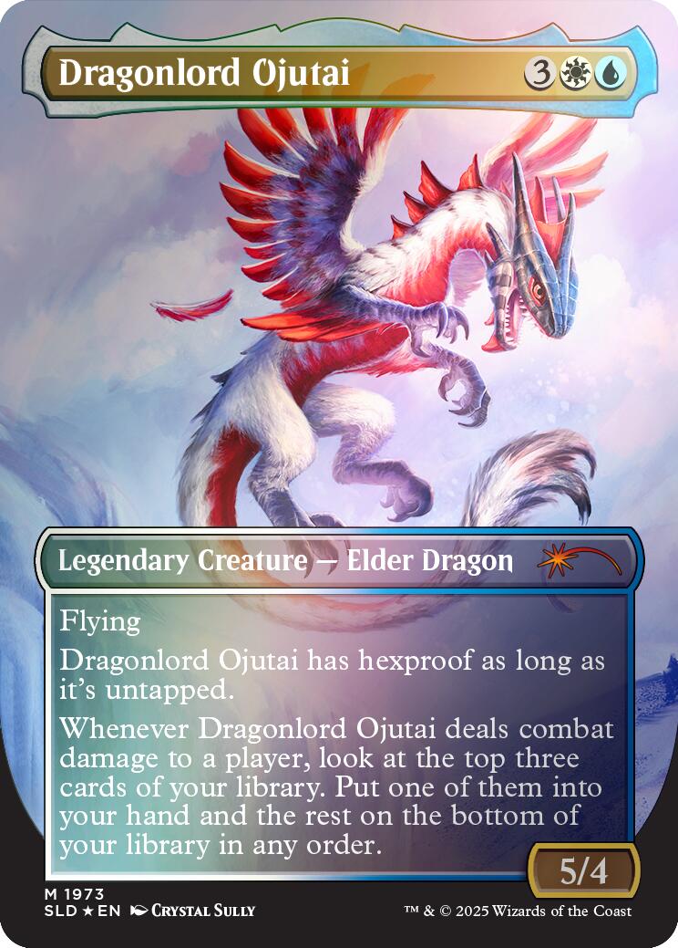 Dragonlord Ojutai (Rainbow Foil) [Secret Lair Drop Series] | Good Games Morley