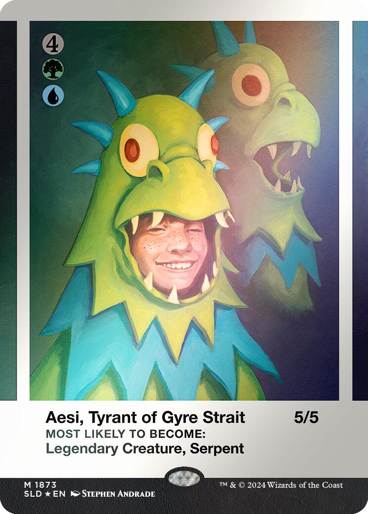 Aesi, Tyrant of Gyre Strait (Rainbow Foil) [Secret Lair Drop Series] | Good Games Morley