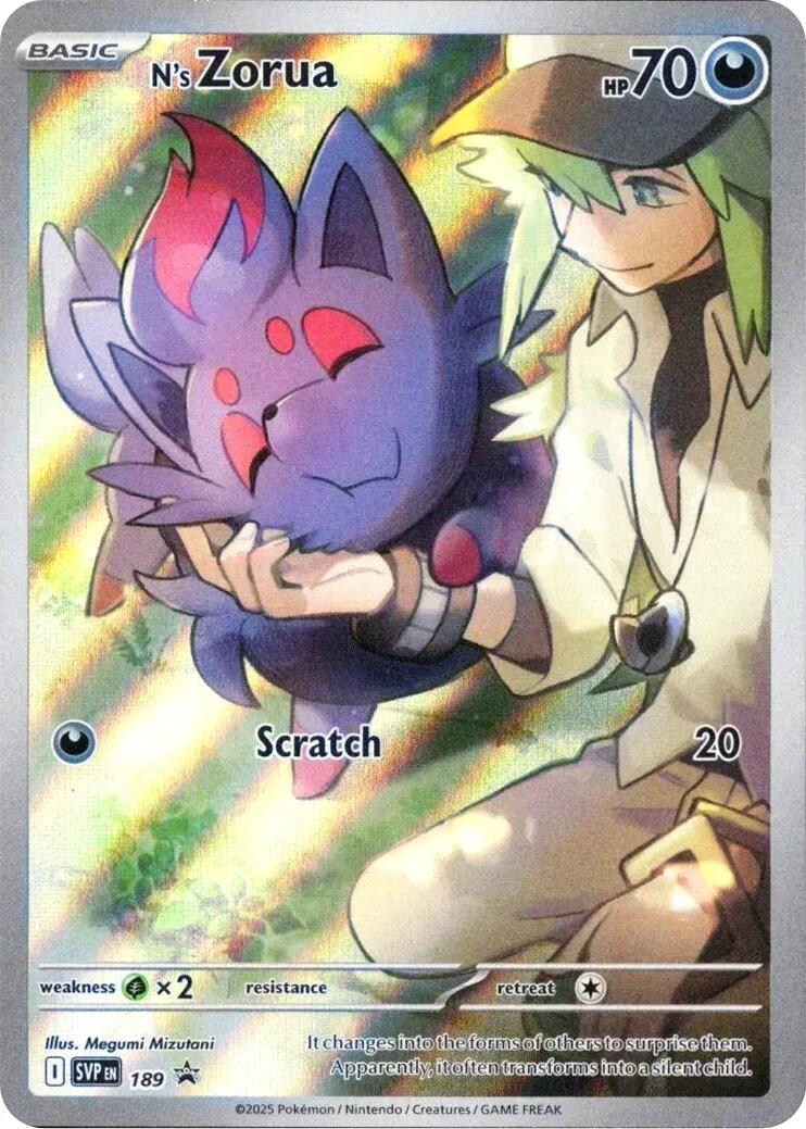 N's Zorua (SVP189) [Scarlet & Violet: Black Star Promos] | Good Games Morley