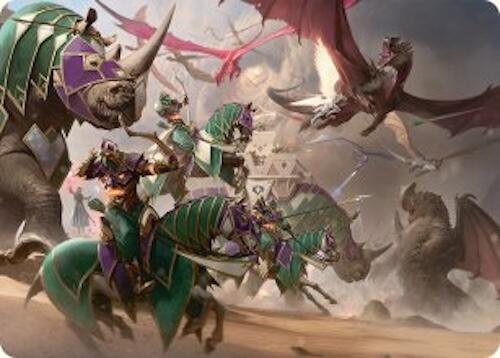 United Battlefront Art Card (5/54) [Tarkir: Dragonstorm Art Series] | Good Games Morley