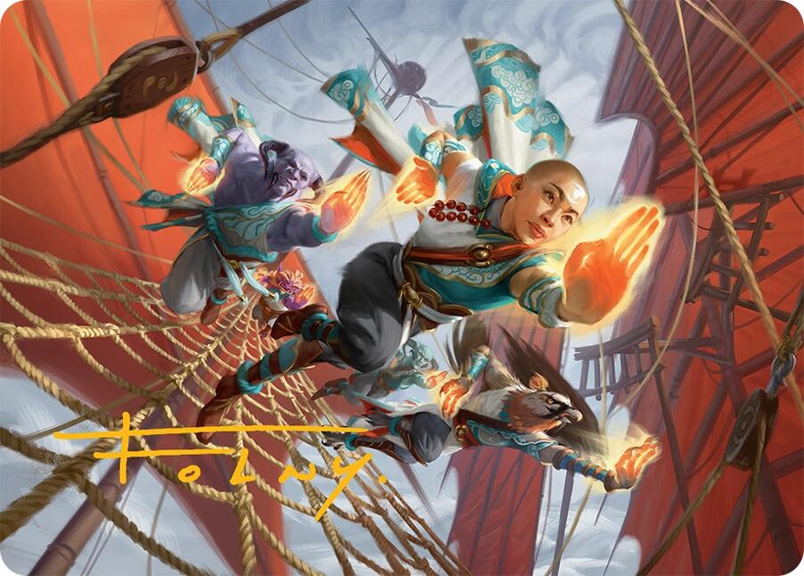 Aligned Heart Art Card (52/54) (Gold-Stamped Signature) [Tarkir: Dragonstorm Art Series] | Good Games Morley