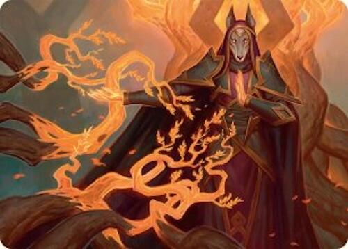 Abzan Devotee Art Card (10/54) [Tarkir: Dragonstorm Art Series] | Good Games Morley