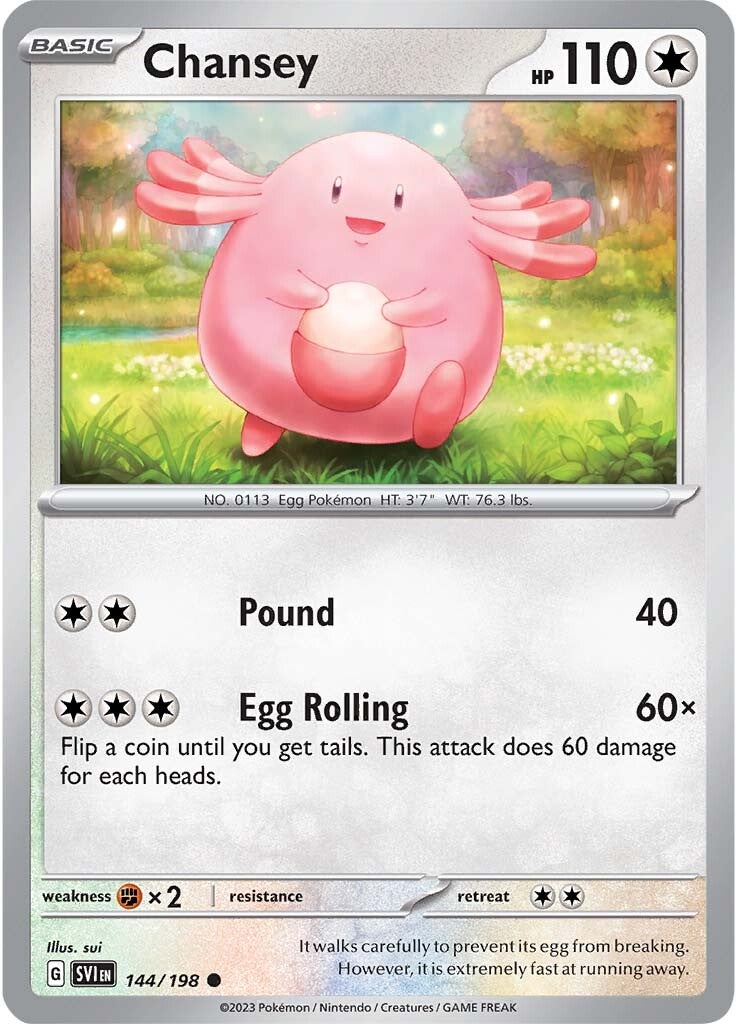 Chansey (144/198) [Scarlet & Violet: Base Set] | Good Games Morley