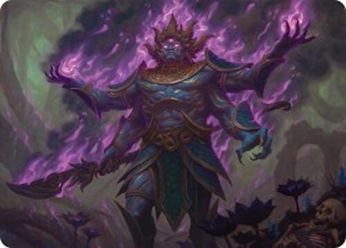Rot-Curse Rakshasa Art Card (13/54) [Tarkir: Dragonstorm Art Series] | Good Games Morley