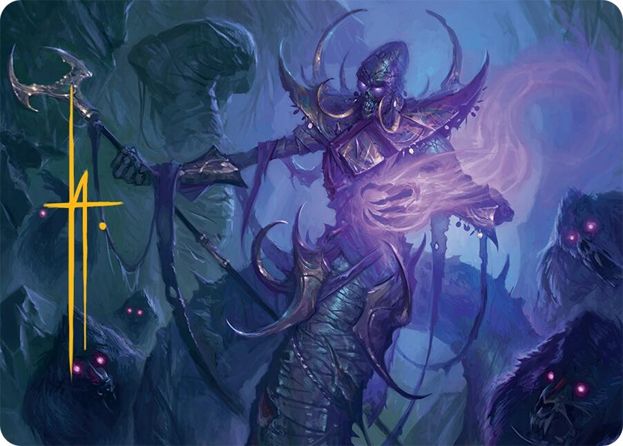 Sidisi, Regent of the Mire Art Card (14/54) (Gold-Stamped Signature) [Tarkir: Dragonstorm Art Series] | Good Games Morley